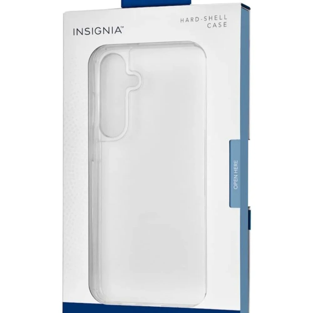 Insignia - Hard-Shell Case for Samsung Galaxy S24+ - Clear